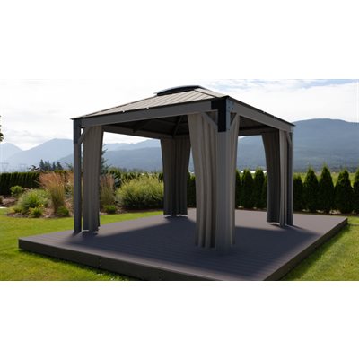 Visscher Savannah 11' x 11' avec rideaux Visscher Savannah 11' x 11' avec rideaux